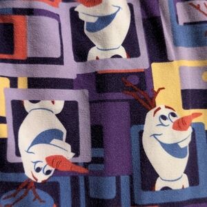 LuLaRoe Leggings - Purple, Blue, and Yellow Cartoon Print